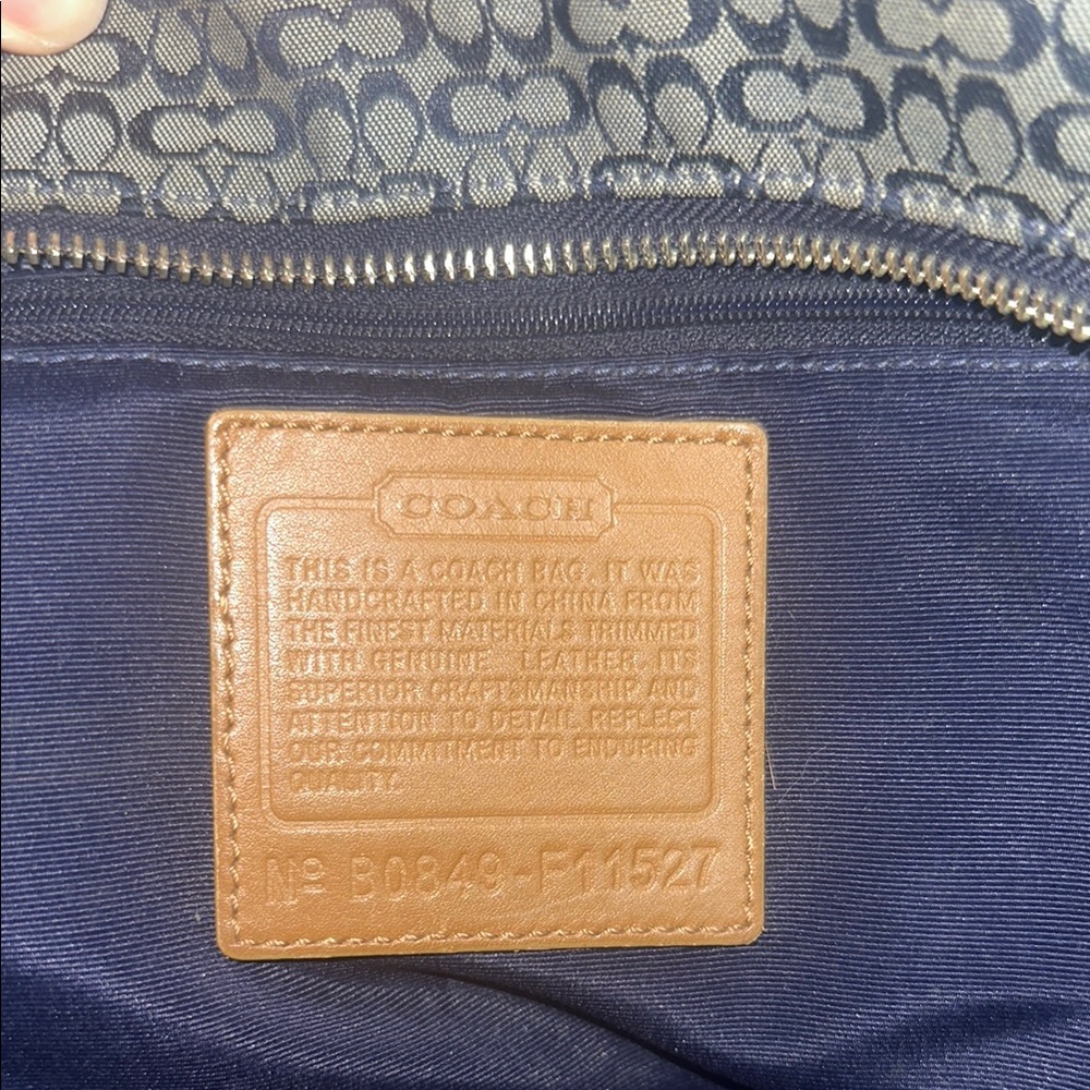 Coach Brown and Black Tote Bag - Picture 10 of 10
